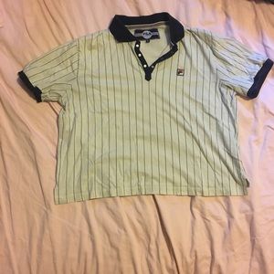 Cropped Fila shirt